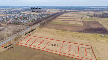 Parduodamas  sklypas Kabaldos k., Širvintų r. sav., 12.48 a ploto 3