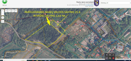 Parduodamas gražus, labai jaukus 1,88 ha gamtos kampelis,  netoli Šiaulių miesto. 1