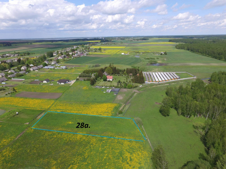 Parduodamas sklypas Saulėtekio g., Einoraičių k., Šiaulių r. sav., 28.08 a ploto 5