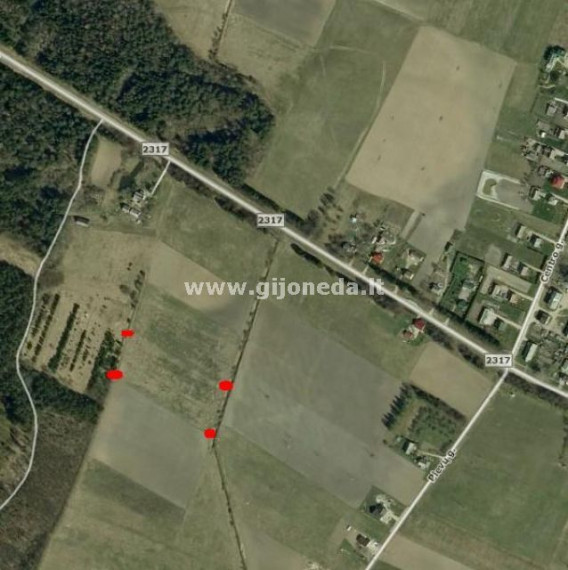 Parduodamas daugiaaukštės gyvenamosios paskirties sklypas Pryšmančių k., Kretingos r. sav., 10 a ploto 2
