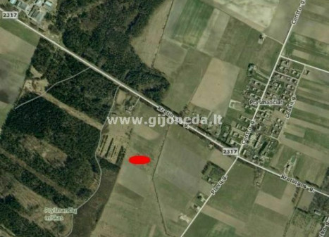 Parduodamas  sklypas Pryšmančių k., Kretingos r. sav., 10 a ploto