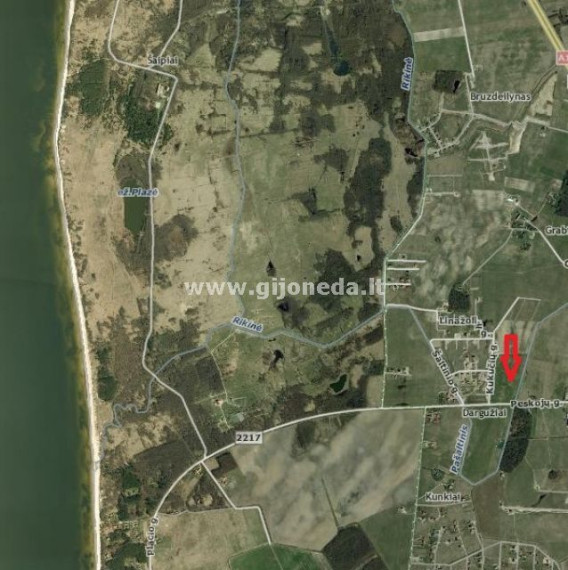 Parduodamas komercinės paskirties sklypas Dargužių k., Klaipėdos r. sav., 634 a ploto 3