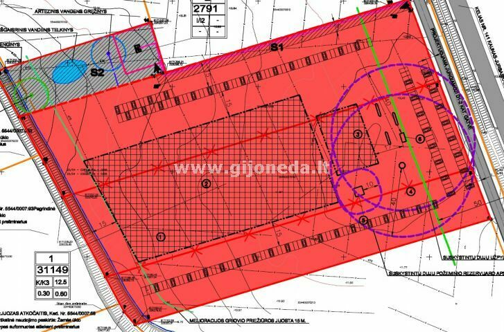 Parduodamas komercinės paskirties sklypas Dumpių k., Klaipėdos r. sav., 311 a ploto 1