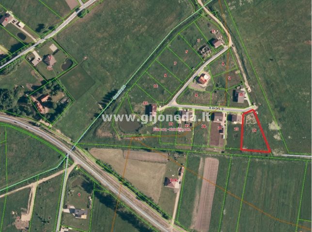 Parduodamas daugiaaukštės gyvenamosios paskirties sklypas Šlapšilės k., Klaipėdos r. sav., 22.5 a ploto 4