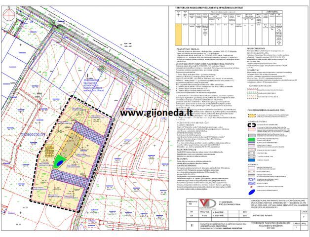 Parduodamas daugiaaukštės gyvenamosios paskirties sklypas Galindų g., Jakų k., Klaipėdos r. sav., 10 a ploto 3