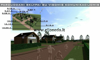 Parduodamas daugiaaukštės gyvenamosios paskirties sklypas Galindų g., Jakų k., Klaipėdos r. sav., 10 a ploto 1