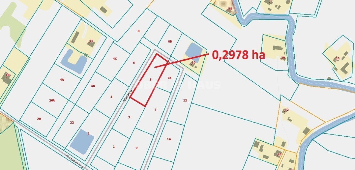 Parduodamas namų valdos paskirties sklypas Biliūnų g., Biliūnų k., Panevėžio r. sav., 29.78 a ploto 2