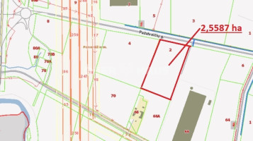 Parduodamas komercinės paskirties sklypas Pažalvaičių g., Pramonės, Panevėžio m., Panevėžio m. sav., 255.87 a ploto 1