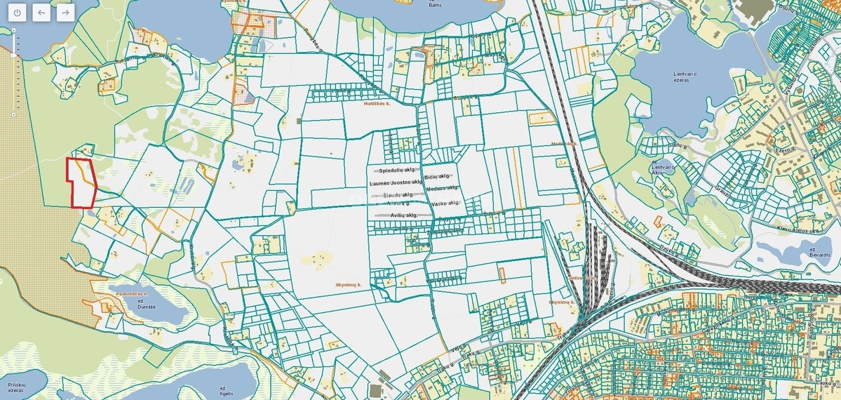 Parduodamas namų valdos paskirties sklypas Pakrantės g., Varnikų k., Trakų r. sav., 365 a ploto 2