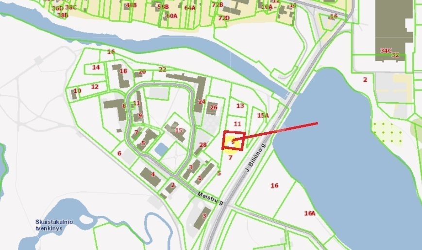 Parduodamas komercinės paskirties sklypas J. Biliūno g., Centras, Panevėžio m., Panevėžio m. sav., 19.8 a ploto 1