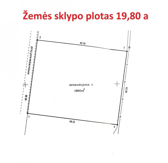 Parduodamas komercinės paskirties sklypas J. Biliūno g., Centras, Panevėžio m., Panevėžio m. sav., 19.8 a ploto 4
