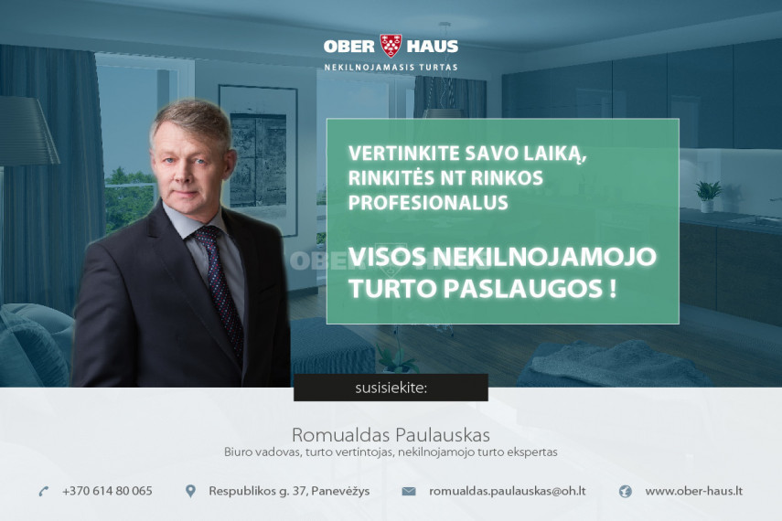 Parduodamas komercinės paskirties sklypas J. Biliūno g., Centras, Panevėžio m., Panevėžio m. sav., 19.8 a ploto 8
