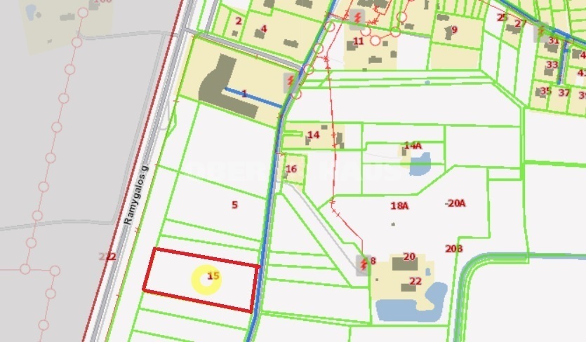 Parduodamas sklypas Šilagalio g., Pažagienių k., Panevėžio r. sav., 110.96 a ploto 1