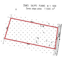 Parduodamas  sklypas Šilagalio g., Pažagienių k., Panevėžio r. sav., 110.96 a ploto 2