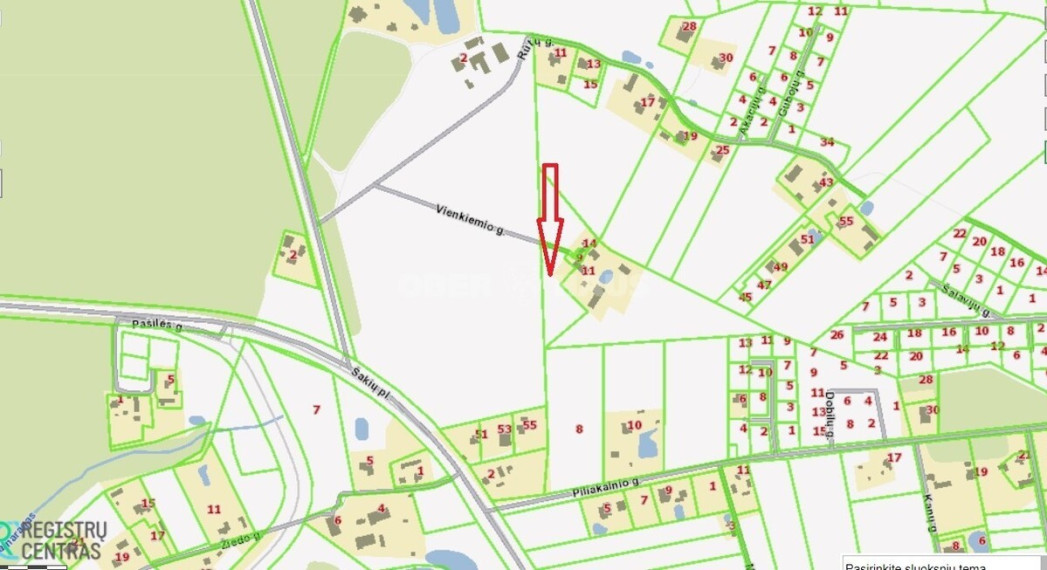 Parduodamas žemės ūkio paskirties sklypas Pyplių k., Kauno r. sav., 0.45 a ploto 2