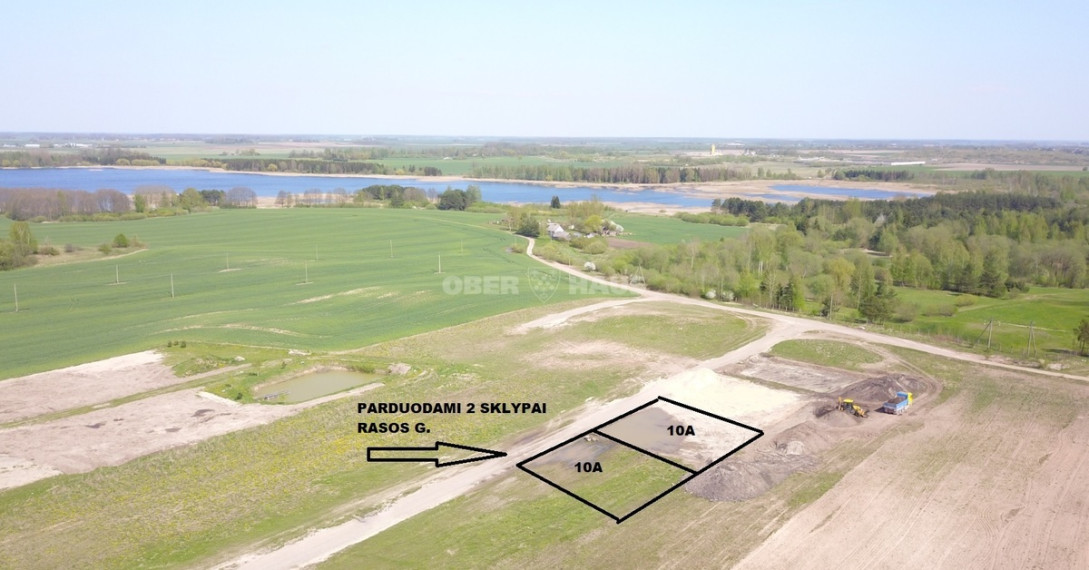 Parduodamas namų valdos paskirties sklypas Rasos g., Ginkūnų k., Šiaulių r. sav., 10 a ploto 1