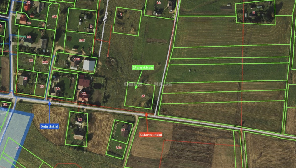 Parduodamas namų valdos paskirties sklypas Miško g., Šilagalio k., Panevėžio r. sav., 25 a ploto 1