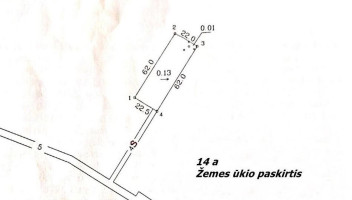 Parduodamas žemės ūkio paskirties sklypas Ąžuolo g., Lukšių k., Šiaulių r. sav., 14 a ploto 3