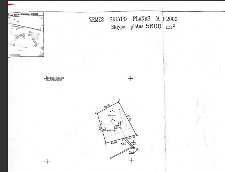 Parduodamas  sklypas Mažųjų Juodiškių k., Kaišiadorių r. sav., 591.23 a ploto 9