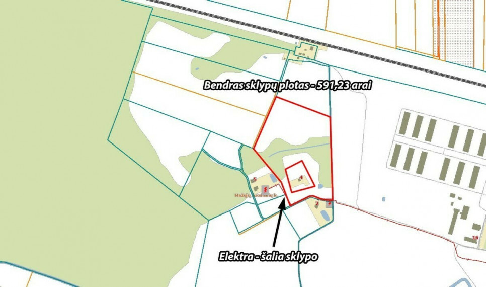 Parduodamas  sklypas Mažųjų Juodiškių k., Kaišiadorių r. sav., 591.23 a ploto 11