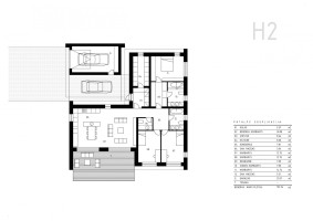Parduodamas namas Kolektyvo g., Didžiasalio k., Vilniaus r. sav., 152.24 m² ploto 5 kambariai 16