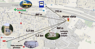 Parduodamas namas Vokės g., Lentvario m., Trakų r. sav., 58.19 m2 ploto, 1 aukštai 10