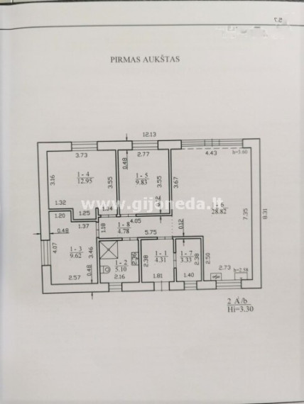 Parduodamas namas Žiemos g., Baukštininkų k., Klaipėdos r. sav., 85 m2 ploto, 1 aukštai 2