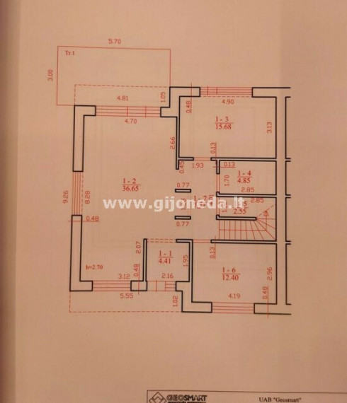 Parduodamas namas Šlapšilės k., Klaipėdos r. sav., 116 m2 ploto, 1 aukštai 5