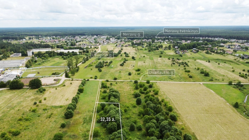 Parduodamas sklypas Dvarlaukio g., Neravų k., Druskininkų sav., 32.35 a ploto 3