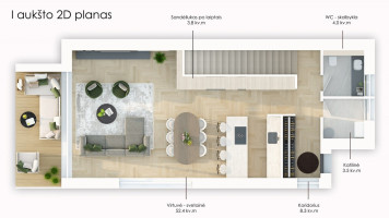 Parduodamas namas Rukainių g., Kalnėnai, Vilniaus m., Vilniaus m. sav., 210 m2 ploto, 2 aukštai 31