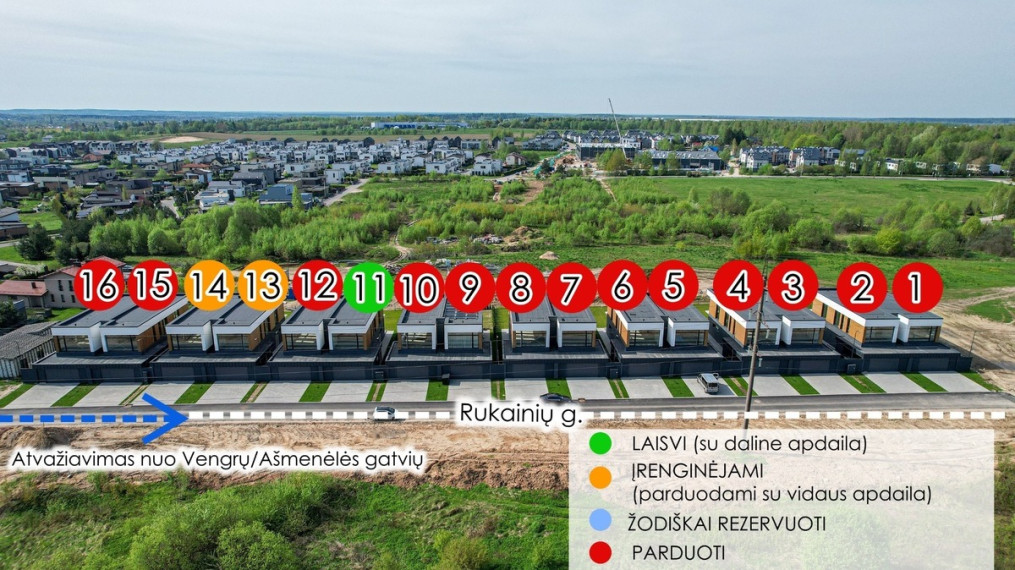 Parduodamas namas Rukainių g., Kalnėnai, Vilniaus m., Vilniaus m. sav., 210 m2 ploto, 2 aukštai 3