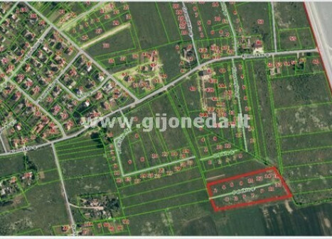 Parduodamas daugiaaukštės gyvenamosios paskirties sklypas Peleikių g., Paupių k., Klaipėdos r. sav., 25 a ploto