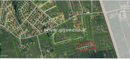 Parduodamas daugiaaukštės gyvenamosios paskirties sklypas Peleikių g., Paupių k., Klaipėdos r. sav., 25 a ploto 1