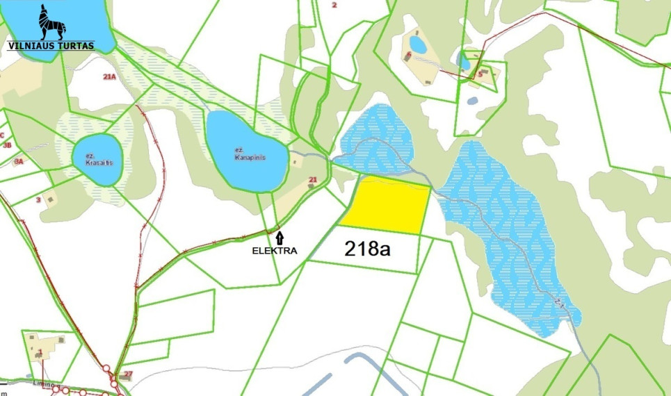 Parduodamas sklypas Limino g., Murališkių k., Molėtų r. sav., 218 a ploto 1