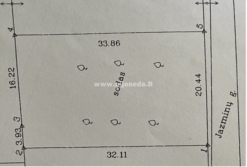 Parduodamas daugiaaukštės gyvenamosios paskirties sklypas Jazminų g., Purmalių k., Klaipėdos r. sav., 6.69 a ploto 4