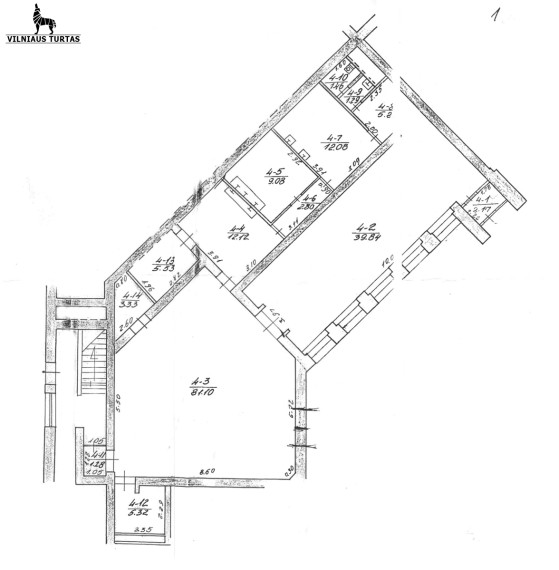 Nuomojamos kitos paskirties patalpos Šeškinės g., Šeškinė, Vilniaus m., Vilniaus m. sav., 182.6 m2 ploto 2