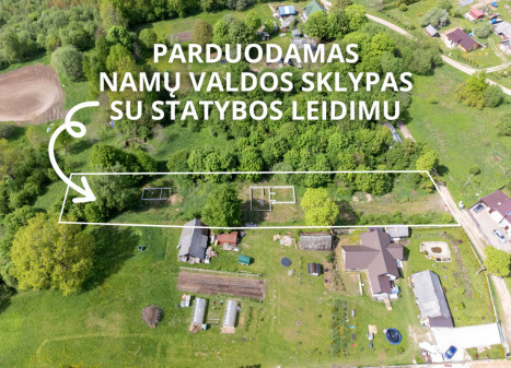 Parduodamas  sklypas Jarmališkių g., Jarmališkių k., Vilniaus r. sav., 21.55 a ploto
