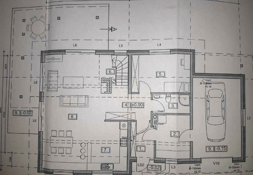 Parduodamas namas Radailių k., Klaipėdos r. sav., 188 m2 ploto, 2 aukštai 9