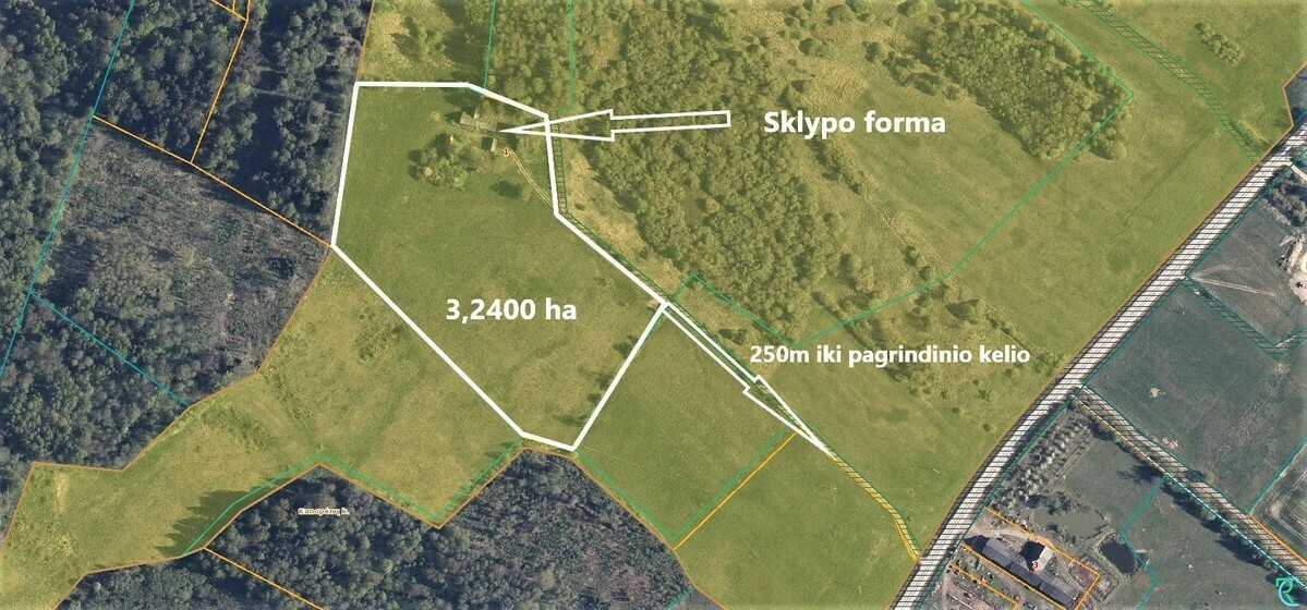 Parduodamas kitos paskirties sklypas Stagintrakio k., Kelmės r. sav., 324 a ploto 3