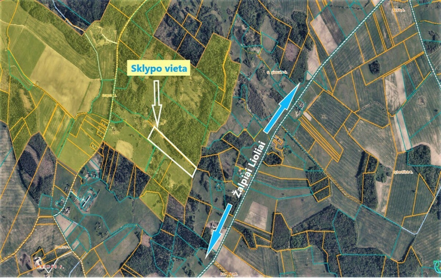 Parduodamas  sklypas Drupstų k., Kelmės r. sav., 482 a ploto 5