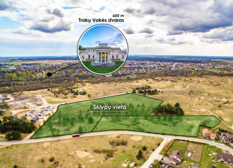 Parduodamas  sklypas Paneriai, Gurelių k., Vilniaus m. sav., 146.12 a ploto
