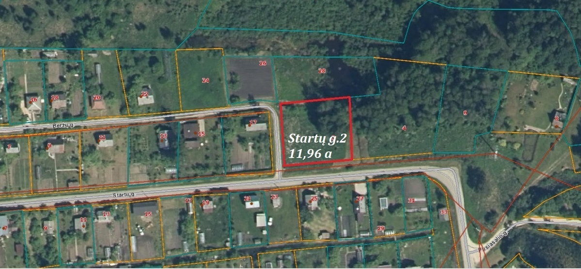 Parduodamas kitos paskirties sklypas Startų, Startų k., Panevėžio r. sav., 11.96 a ploto 1