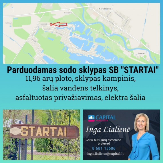 Parduodamas kitos paskirties sklypas Startų, Startų k., Panevėžio r. sav., 11.96 a ploto 15