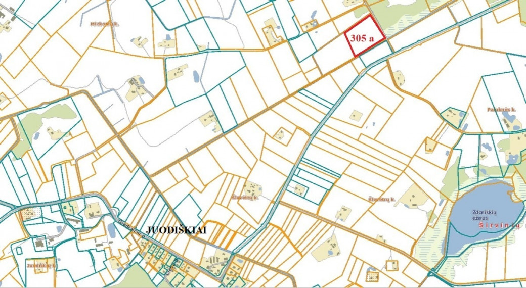 Parduodamas sklypas Šlevėtrų k., Širvintų r. sav., 305 a ploto 3