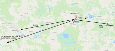 Parduodamas  sklypas Šlevėtrų k., Širvintų r. sav., 305 a ploto 12
