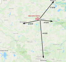 Parduodamas  sklypas Šlevėtrų k., Širvintų r. sav., 305 a ploto 13