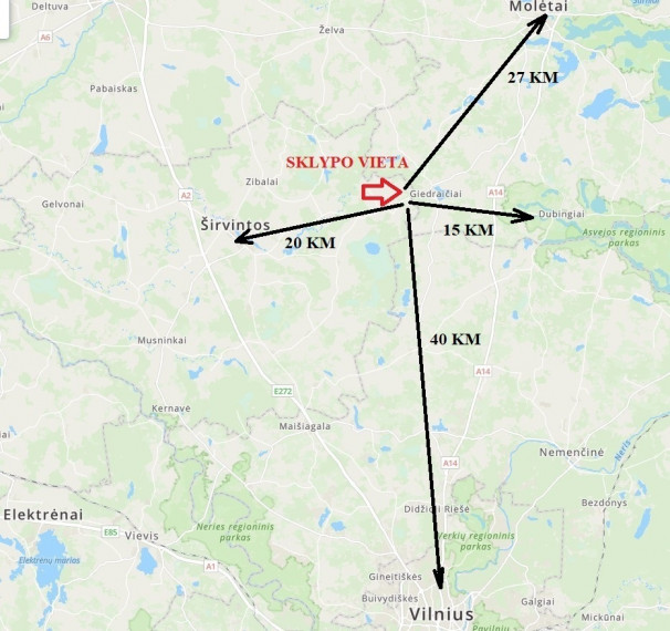 Parduodamas  sklypas Šlevėtrų k., Širvintų r. sav., 305 a ploto 13