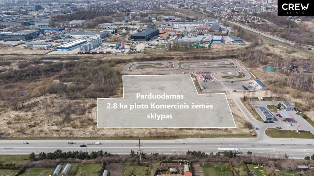 Parduodamas 2.8 ha ploto Komercinės paskirties sklypas Serbentų g., Šiaulių mieste 1
