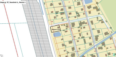 Parduodamas namas Liepų g., Sausinės k., Kauno r. sav., 35 m2 ploto, 1 aukštai 13