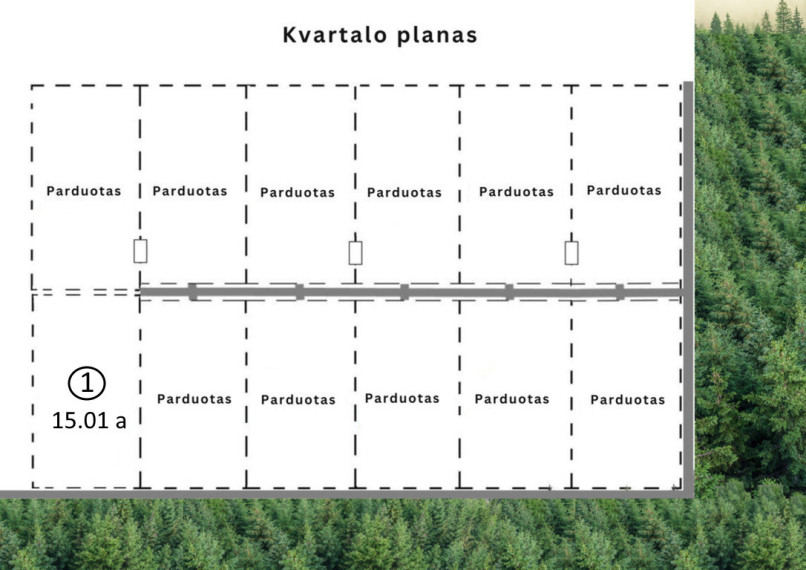 Parduodamas sklypas 15.08 a ploto 18